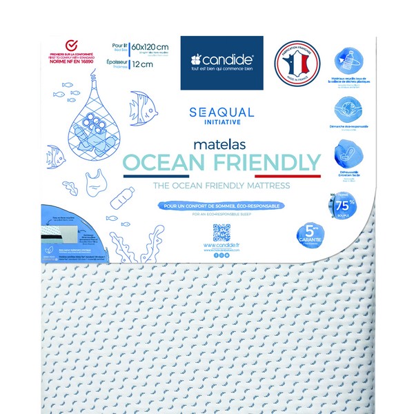 Продукт Candide Ocean Friendly - Матрак 60X120Х13См - 0 - BG Hlapeta